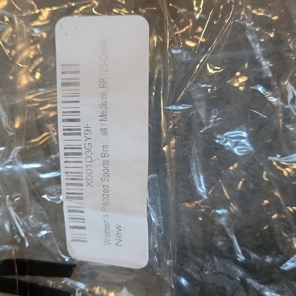 💥2/$20💥 Amazing Sports Sports Bra High Impact Raserback Padded Push Up - Picture 11 of 11